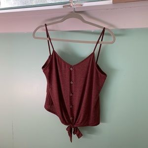 Front Tied Tank Top